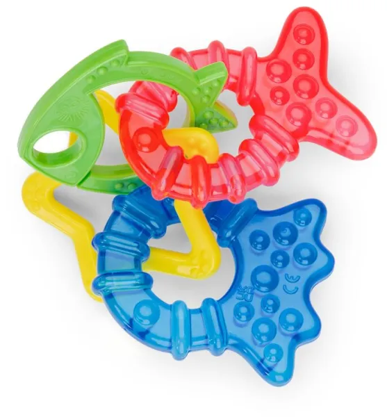 Cool Critters cooling teething rings - set of 4