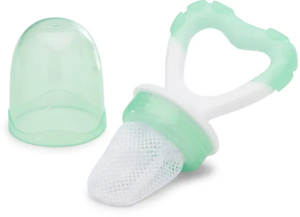 FLAVORILLO 2 in 1 fruit soother and teething ring - green
